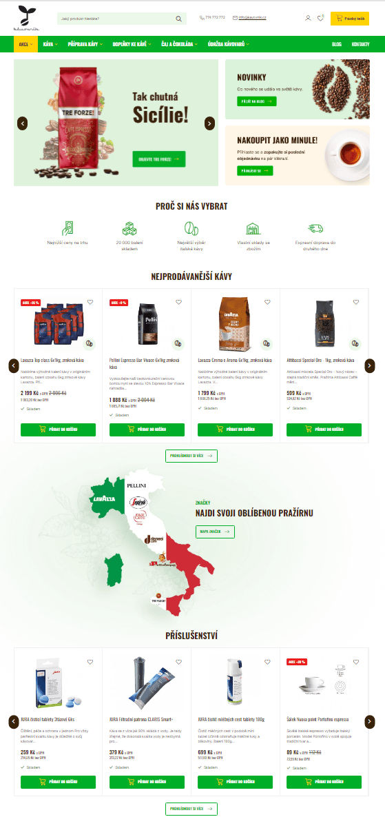 Live shipped homepage
