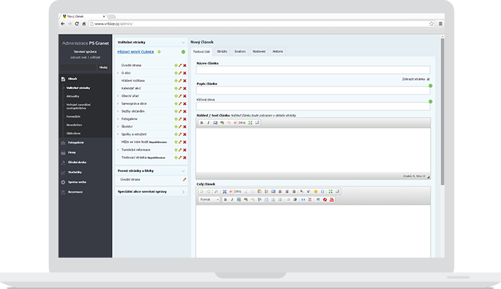 Live financial and storage tracking integration on the Mandlárna site