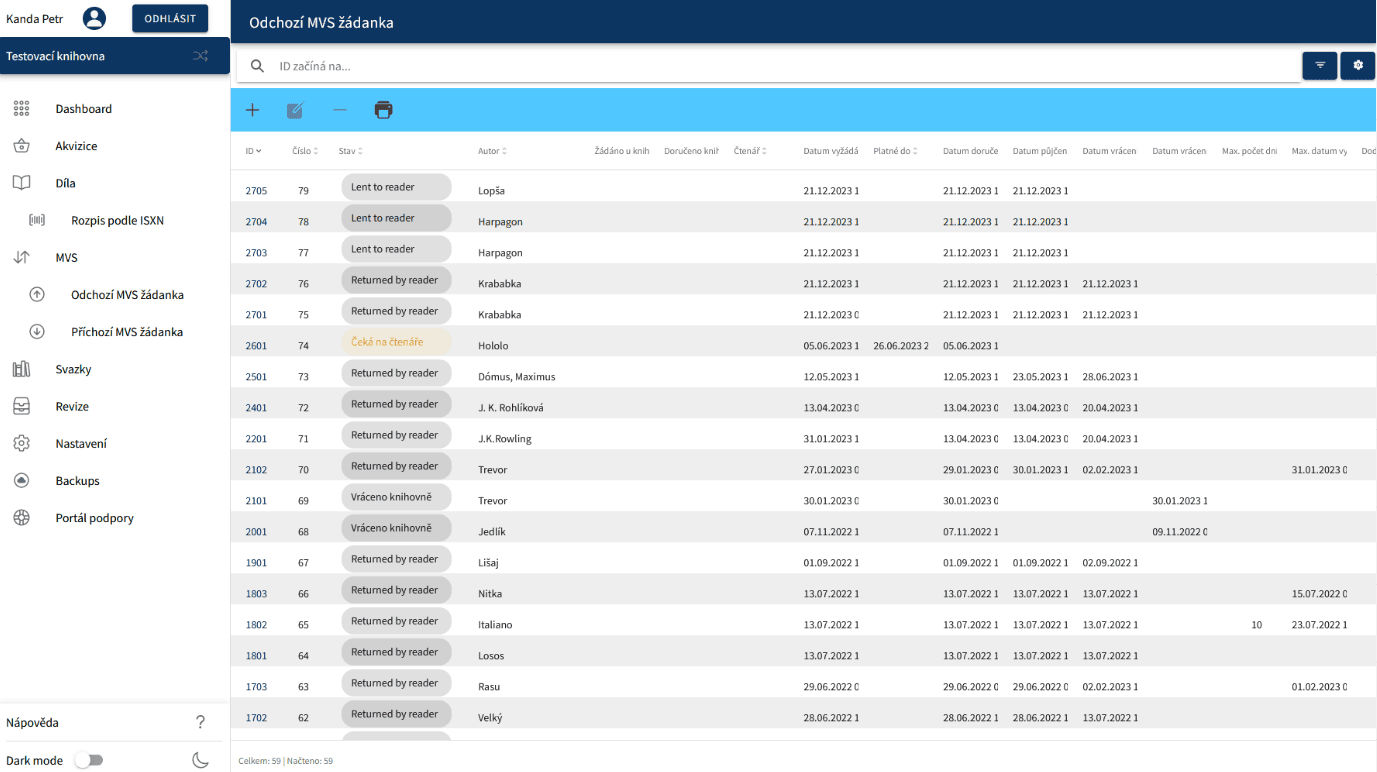 A baseline view of the system before redesign — dense data tables, minimal visual hierarchy